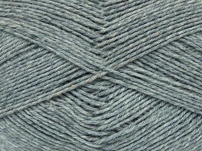 Lot of 2 x 150gr Skeins Ice Yarns VIRGIN WOOL SOCK (75% Virgin Wool) Yarn Grey