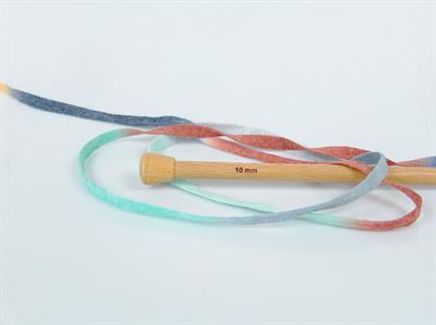 1x250gr. VISCOT RIBBON COLOR Viskon, Pamuk Altın, Bakır, Mavi Tonları, Nane Yeşil Şerit, Yazlık İplikler, Pamuk, Çok Kalın, Batik Desenli