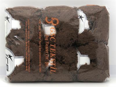 6x50gr. VISCOSE FUR Viskon Kahverengi Yumoş, Sakallı, Çok İnce, Viskon, Yazlık İplikler