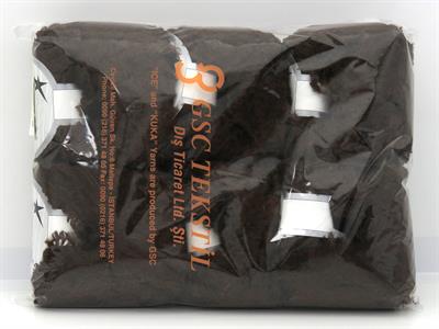6x50gr. VISCOSE FUR Viskon Koyu Kahverengi Yumoş, Sakallı, Çok İnce, Viskon, Yazlık İplikler