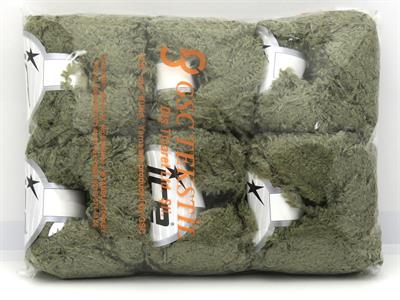 6x50gr. VISCOSE FUR Viskon Açık Haki Yumoş, Sakallı, Çok İnce, Viskon, Yazlık İplikler