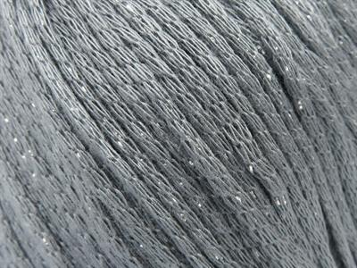 4x100gr. VISCOSE GLITZ Metalik Simli, Viskon Açık Gri Metalik Simli, Viskon, Yazlık İplikler