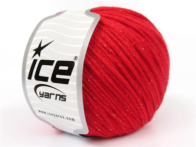 4x100gr. VISCOSE GLITZ Metalik Simli, Viskon Kırmızı Metalik Simli, Viskon, Yazlık İplikler