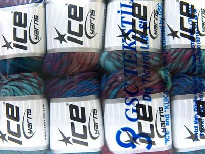 8x50gr. VIVID WOOL Akrilik, Yün Kırmızı, Turkuaz, Fuşya, Yeşil Tonları, Mavi Tonları Kışlık, Yün, Batik Desenli, Worsted