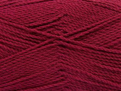 4x100gr. WAYUU Premium Akrilik Bordo Kışlık, Tığ İşi, Düz iplikler, 100% Akrilik