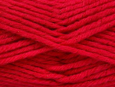 4x100gr. WOOL BULKY GLITZ Metalik Simli, Yün, Premium Akrilik Şeker pembe Metalik Simli, Kışlık, Yün, Kalın