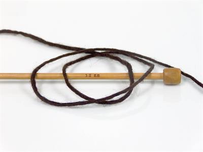 8x50gr. WOOL CORD ARAN Akrilik, Yün Koyu Kahverengi Kışlık, Yün, Worsted