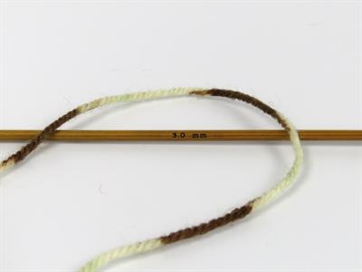 Lot of 4 x 100gr Skeins Ice Yarns WOOL DESIGN (35% Wool) Yarn Cream Green Shades Camel Brown