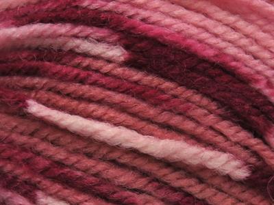 Lot of 4 x 100gr Skeins Ice Yarns WOOL DESIGN (35% Wool) Yarn Pink Shades Burgundy