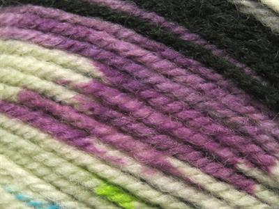 Lot of 4 x 100gr Skeins Ice Yarns WOOL DESIGN (35% Wool) Yarn Grey Black Cream Orchid Turquoise Green