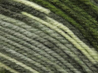 Lot of 4 x 100gr Skeins Ice Yarns WOOL DESIGN (35% Wool) Yarn Green Shades Grey Shades