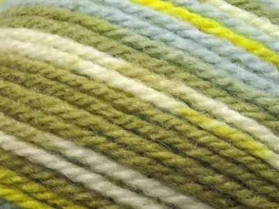 Lot of 4 x 100gr Skeins Ice Yarns WOOL DESIGN (35% Wool) Yarn Green Shades Grey Shades