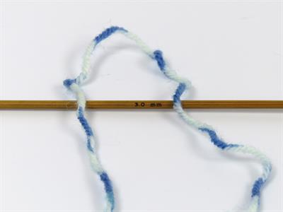 Lot of 4 x 100gr Skeins Ice Yarns WOOL DESIGN (35% Wool) Yarn Blue Shades Mint Green White