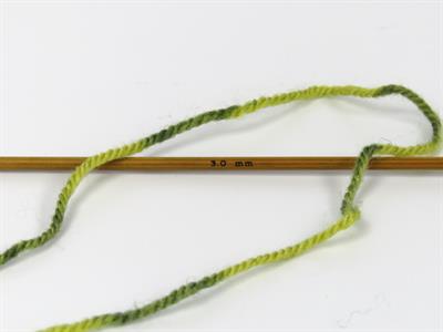 Lot of 4 x 100gr Skeins Ice Yarns WOOL DESIGN (35% Wool) Yarn Green Shades White Orange