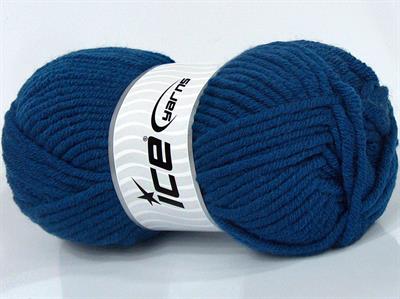 4x100gr. WOOL SUPERBULKY Yün, Akrilik Mavi Kışlık, Yün, Düz iplikler, Çok Kalın, Akrilik