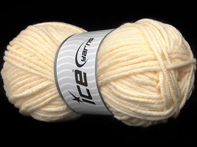 4x100gr. WOOL SUPERBULKY Yün, Akrilik Krem Kışlık, Yün, Düz iplikler, Çok Kalın, Akrilik