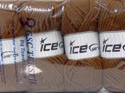 4x100gr. WOOL SUPERBULKY Yün, Akrilik Koyu Kahverengi Kışlık, Yün, Düz iplikler, Çok Kalın, Akrilik