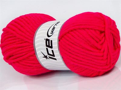 4x100gr. WOOL SUPERBULKY Yün, Akrilik Koyu Fuşya Kışlık, Yün, Düz iplikler, Çok Kalın, Akrilik