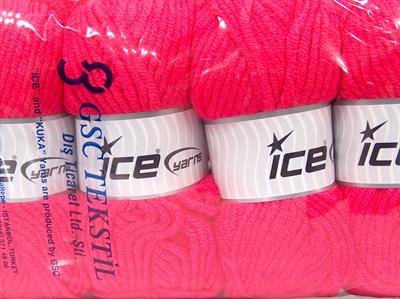 4x100gr. WOOL SUPERBULKY Yün, Akrilik Fuşya Kışlık, Yün, Düz iplikler, Çok Kalın, Akrilik