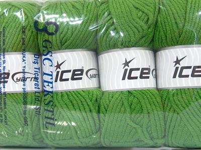 4x100gr. WOOL SUPERBULKY Yün, Akrilik Yeşil Kışlık, Yün, Düz iplikler, Çok Kalın, Akrilik