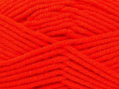 4x100gr. WOOL SUPERBULKY Yün, Akrilik Turuncu Kışlık, Yün, Düz iplikler, Çok Kalın, Akrilik