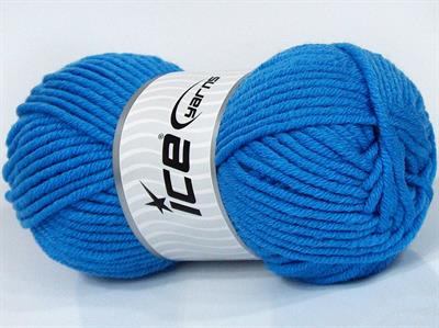 4x100gr. WOOL SUPERBULKY Yün, Akrilik Gökyüzü Mavi Kışlık, Yün, Düz iplikler, Çok Kalın, Akrilik