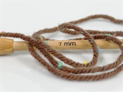 4x100gr. WOOL TWEED SUPERBULKY Viskon, Yün, Akrilik Kahverengi Kışlık, Yün, Noktalı, Çok Kalın