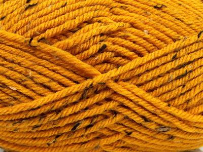 4x100gr. WOOL TWEED SUPERBULKY Viskon, Yün, Akrilik Altın Kışlık, Yün, Noktalı, Çok Kalın