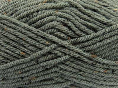 4x100gr. WOOL TWEED SUPERBULKY Viskon, Yün, Akrilik Gri Kışlık, Yün, Noktalı, Çok Kalın