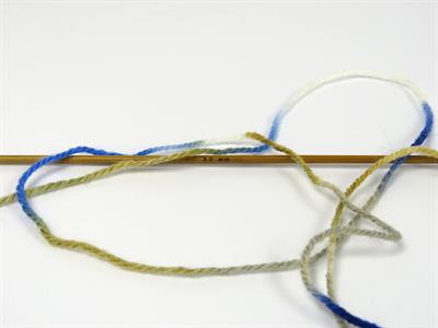 4x100gr. WOOL VARICOLOR LIGHT Yün, Akrilik Beyaz, Mavi Tonları Kışlık, Yün, Batik Desenli, Akrilik