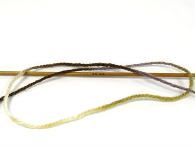 Lot of 4 x 100gr Skeins Ice Yarns WOOL VARICOLOR LIGHT (25% Wool) Yarn Brown Shades White
