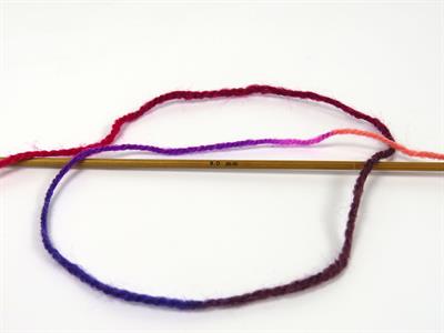 Lot of 4 x 100gr Skeins Ice Yarns WOOL VARICOLOR LIGHT (25% Wool) Yarn Maroon Purple Salmon Burgundy Shades White