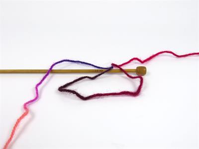 4x100gr. WOOL VARICOLOR WORSTED Yün, Akrilik Pembe tonları, Bordo Tonları, Mor Tonları Kışlık, Yün, Batik Desenli, Worsted, Akrilik