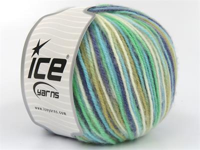 4x100gr. WOOL VARICOLOR WORSTED Yün, Akrilik Mor, Krem, Turkuaz, Deve Tüyü, Nane Yeşil Kışlık, Yün, Batik Desenli, Worsted, Akrilik