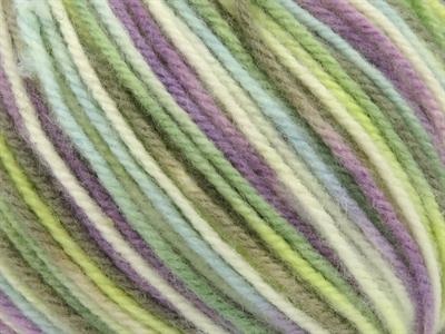 4x100gr. WOOL VARICOLOR WORSTED Yün, Akrilik Beyaz, Leylak, Turkuaz, Sarı, Bej, Nane Yeşil Kışlık, Yün, Batik Desenli, Worsted, Akrilik