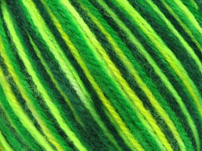 4x100gr. WOOL VARICOLOR WORSTED Yün, Akrilik Sarı, Yeşil Tonları Kışlık, Yün, Batik Desenli, Worsted, Akrilik