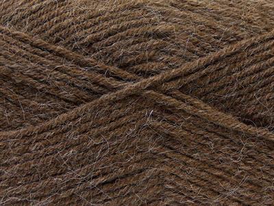 Lot of 4 x 100gr Skeins Ice Yarns ZERDA ALPACA (30% Alpaca 70% Dralon) Yarn Brown