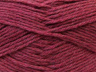 Lot of 4 x 100gr Skeins Ice Yarns ZERDA ALPACA (30% Alpaca 70% Dralon) Yarn Burgundy