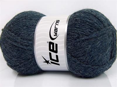 Lot of 4 x 100gr Skeins Ice Yarns ZERDA ALPACA (30% Alpaca 70% Dralon) Yarn Jeans Blue
