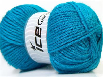 Lot of 4 x 100gr Skeins Ice Yarns ZERDA ALPACA (30% Alpaca 70% Dralon) Yarn Light Blue