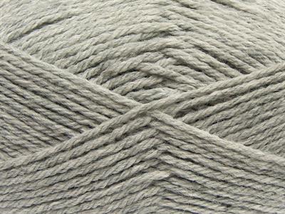 Lot of 4 x 100gr Skeins Ice Yarns ZERDA ALPACA (30% Alpaca 70% Dralon) Yarn Light Grey