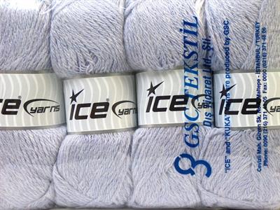 Lot of 4 x 100gr Skeins Ice Yarns ZERDA ALPACA (30% Alpaca 70% Dralon) Yarn Light Lilac