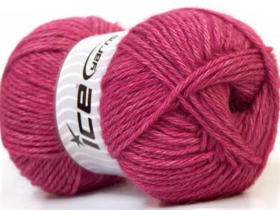 Lot of 4 x 100gr Skeins Ice Yarns ZERDA ALPACA (30% Alpaca 70% Dralon) Yarn Pink