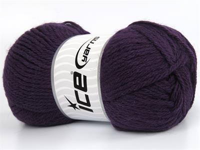 Lot of 4 x 100gr Skeins Ice Yarns ZERDA ALPACA (30% Alpaca 70% Dralon) Yarn Purple