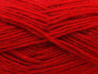 Lot of 4 x 100gr Skeins Ice Yarns ZERDA ALPACA (30% Alpaca 70% Dralon) Yarn Red