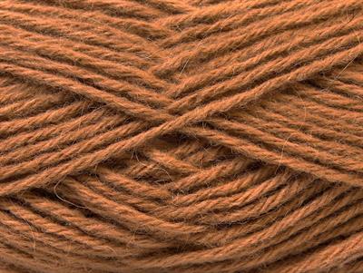 Lot of 4 x 100gr Skeins Ice Yarns ZERDA ALPACA (30% Alpaca 70% Dralon) Yarn Light Brown