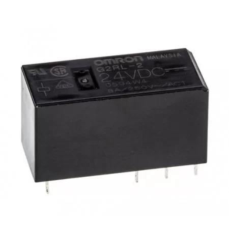 Röle DPDT 24V 8A THT 