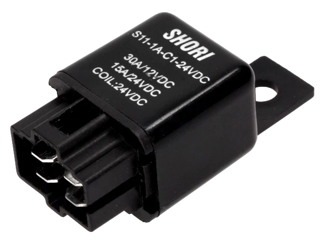 Röle SPST-NO 24V 30A 