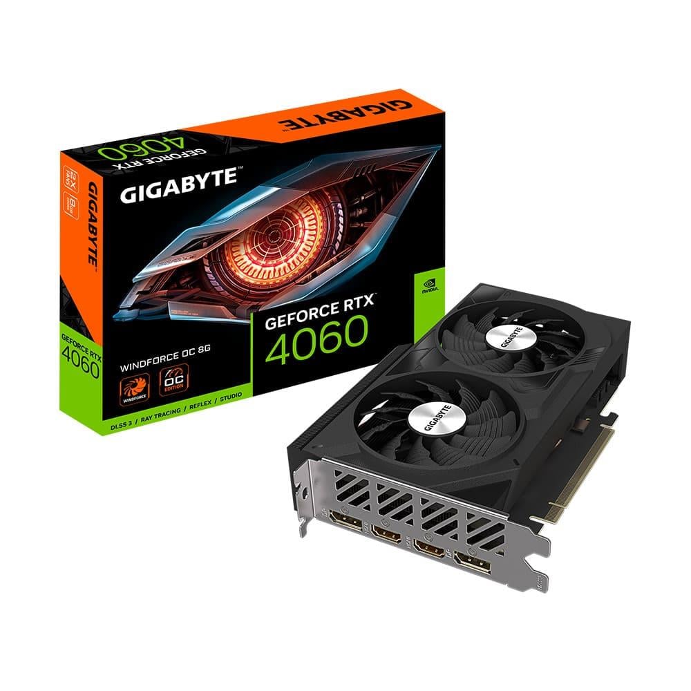 Gigabyte GeForce RTX 4060 WINDFORCE OC 8G 8GB 128Bit GDDR6