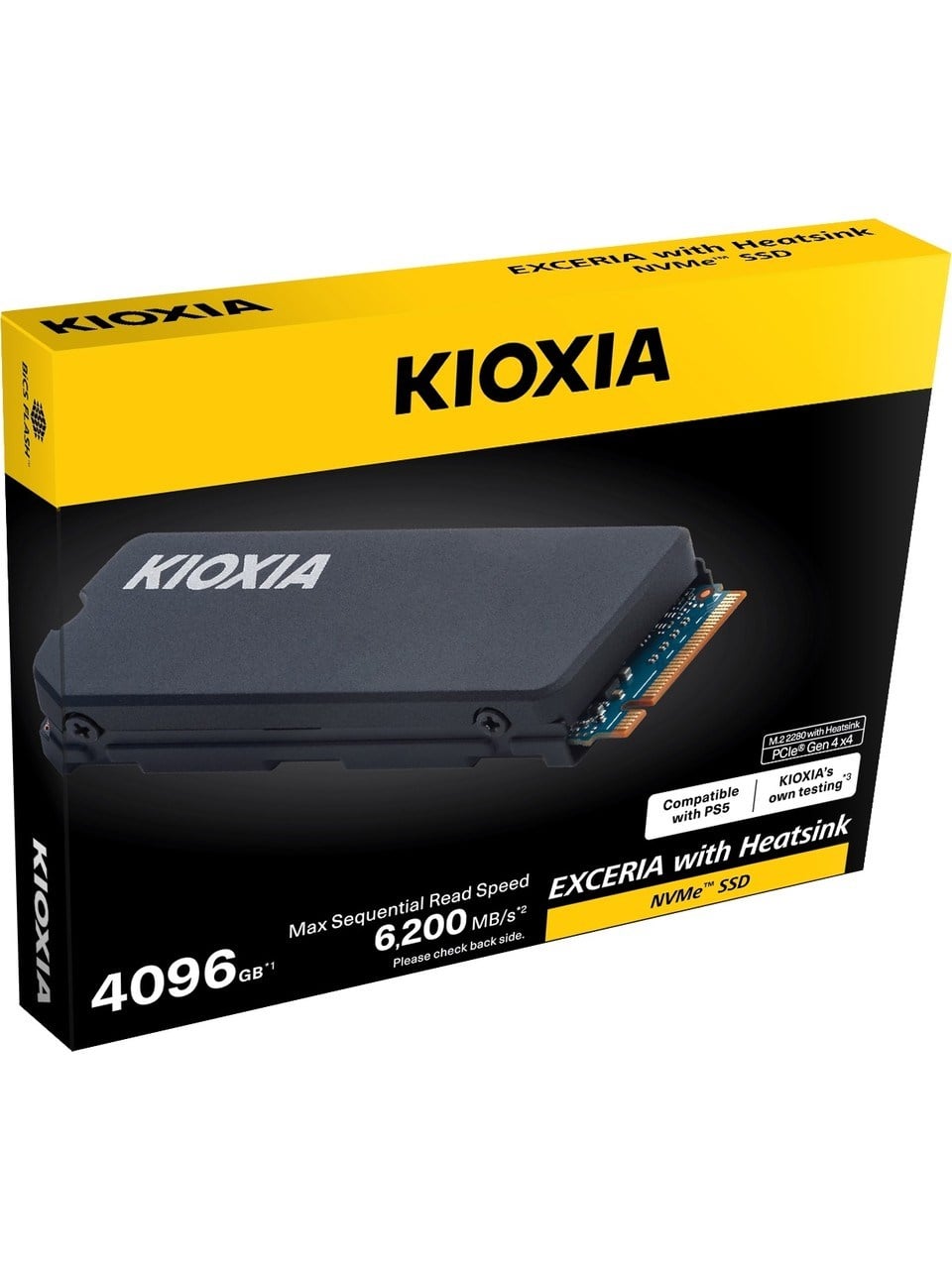 Kioxia Exceria PCI-Express 4.0 4 TB M.2 SSD